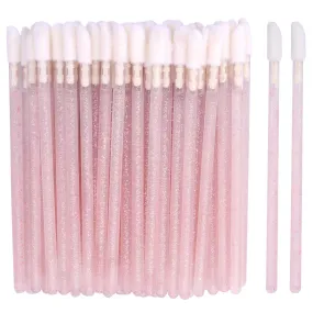 100 Disposable Lip Brushes, Lipstick Applicator, Lip Gloss Wands Pink Tbestmax 1Pink