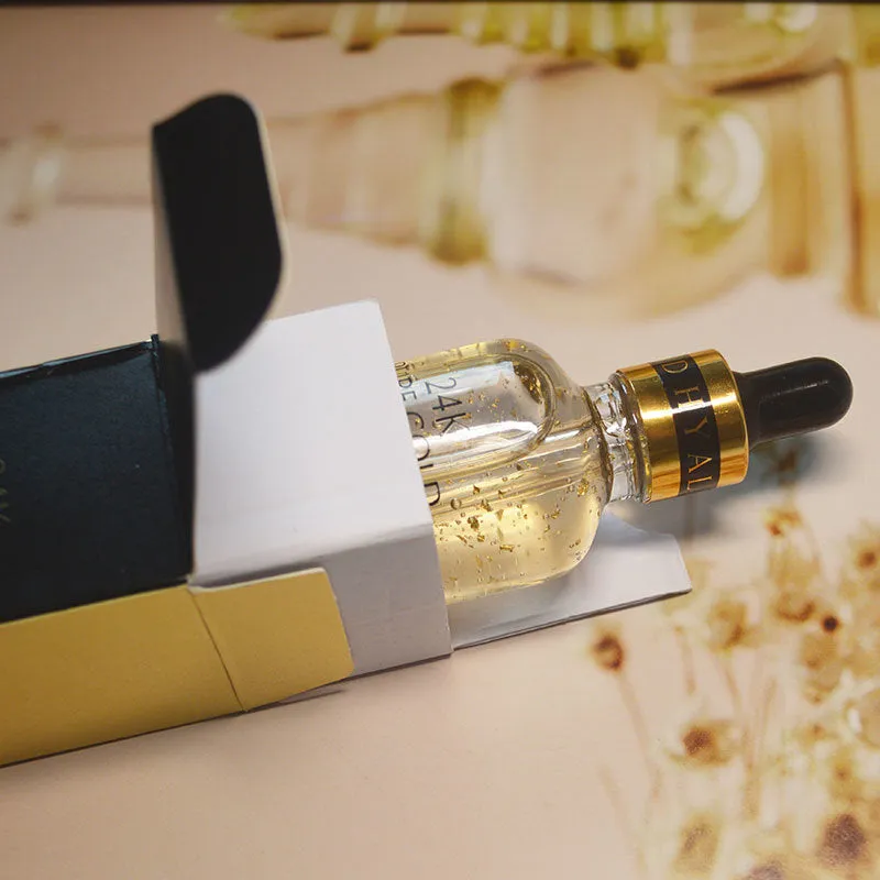 24k Yellow Gold Face Serum Anti Aging Serum Facial Lifting Collagen Essence Skin Care