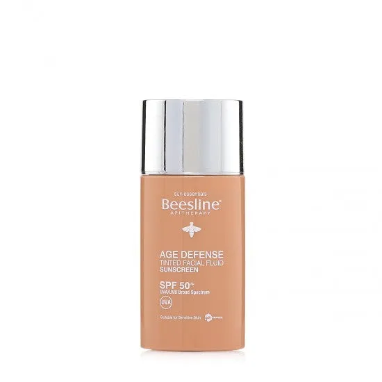 Age Defense Tinted Facial Fluid Sunscreen SPF 50 