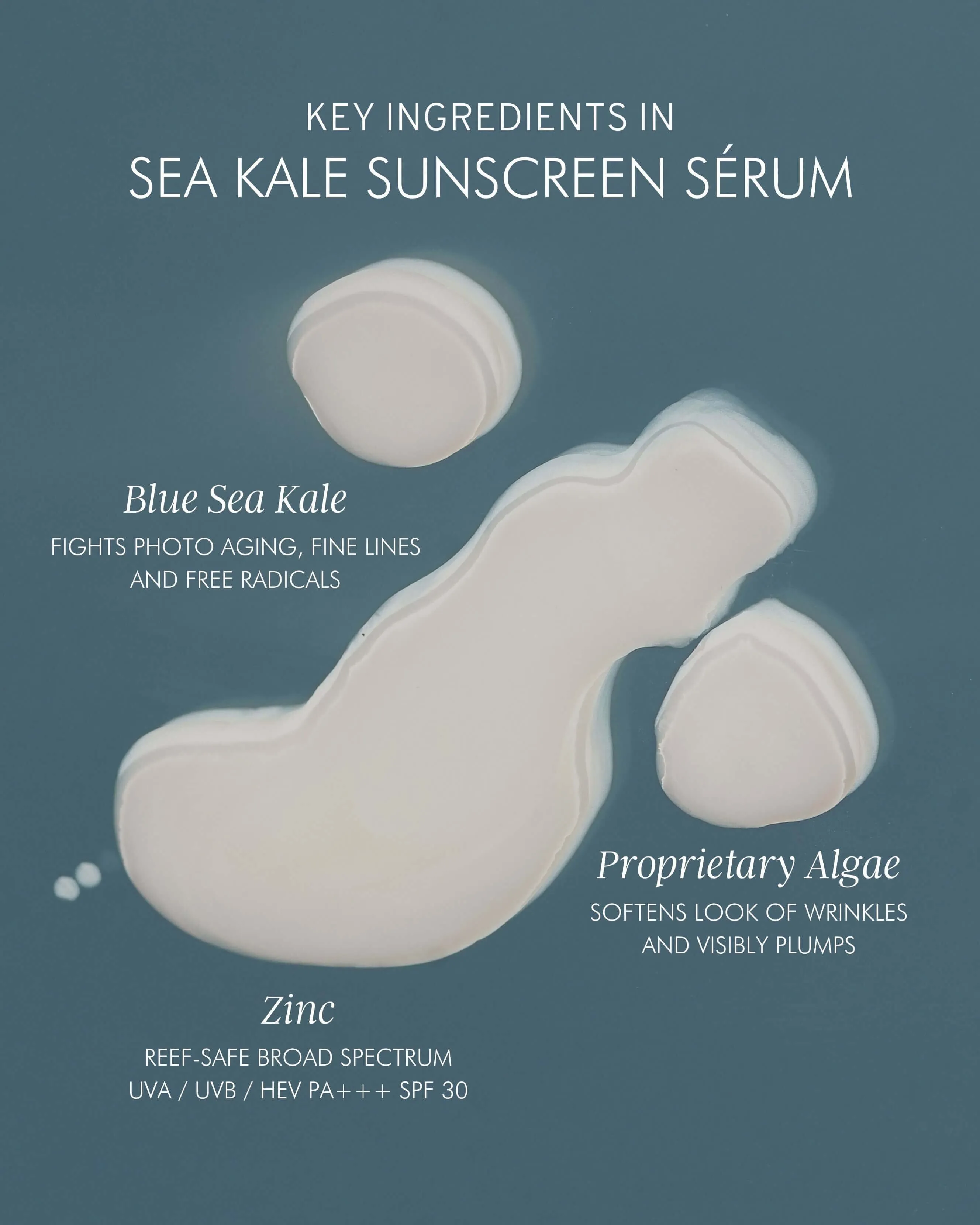 Algae   Zinc Sea Kale Sunscreen Serum