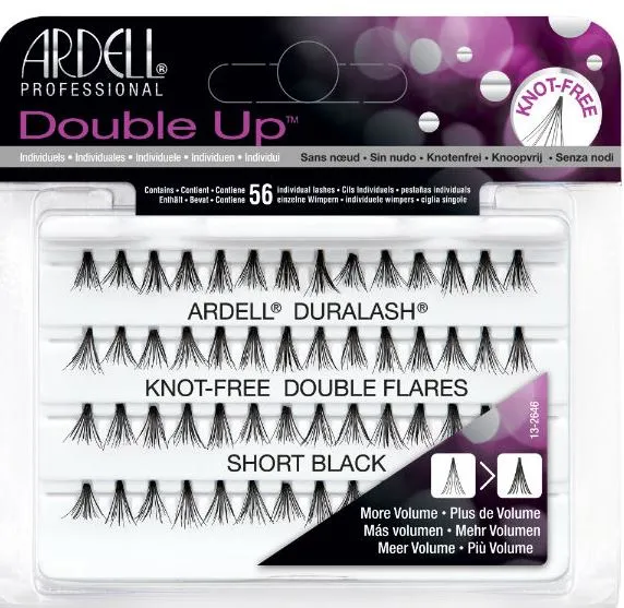 Ardell Double Up Individual Flare Lashes- Short Knot Free