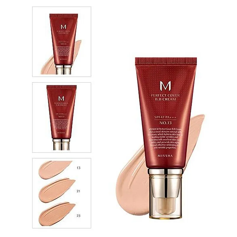 Best Korea Cosmetics MISSHA M Perfect Cover BB Cream 50ml SPF42 PA   
