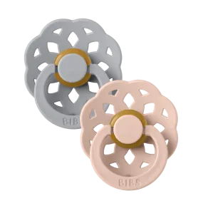 BIBS Pacifier Boheme 2 PK Cloud/Blush