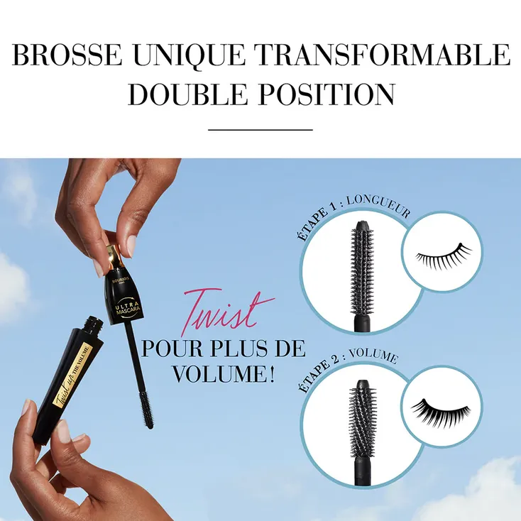Bourjois Paris Twist Up The Volume Ultra Mascara 001 Ultra Black
