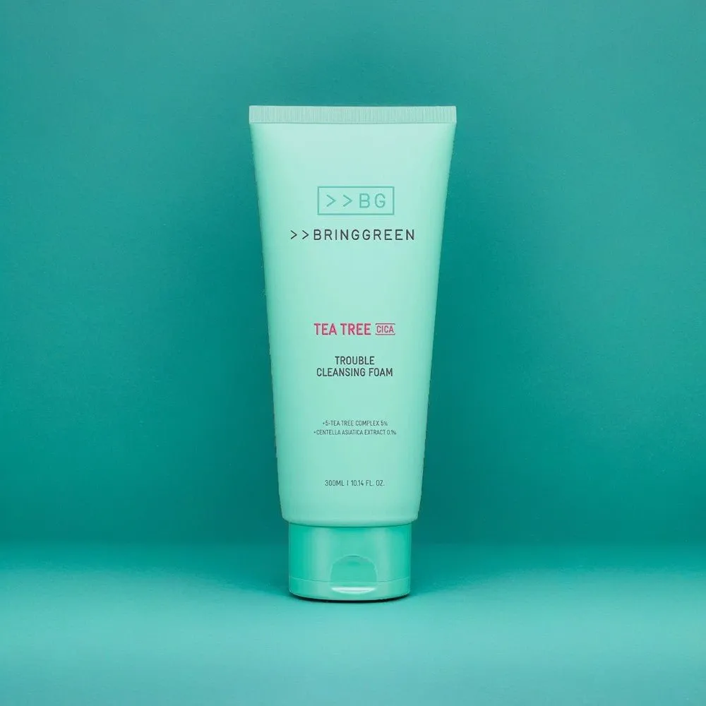 Bring Green Tea Tree Cica Trouble Cleansing Foam 300ml