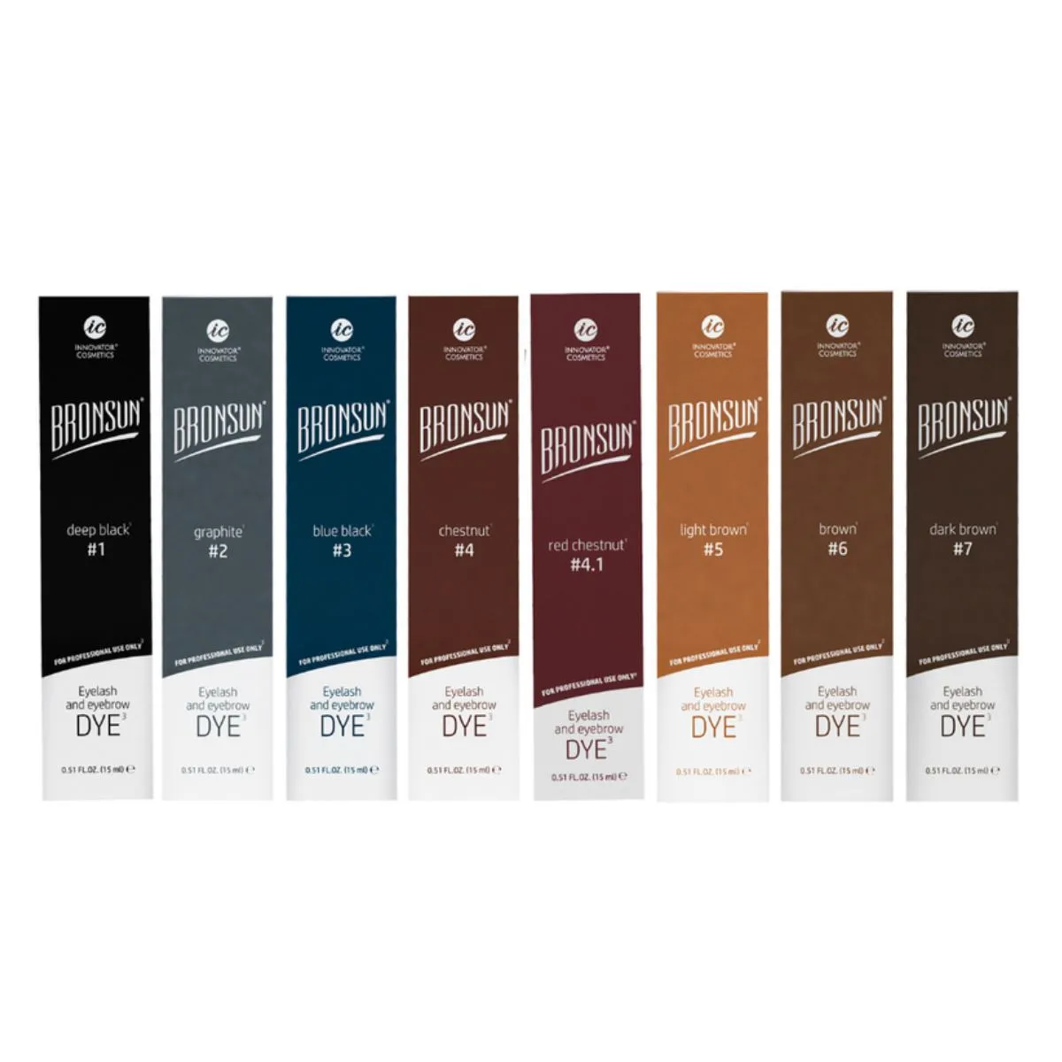 Bronsun Lash & Brow Gel Dye - #3 Blue Black
