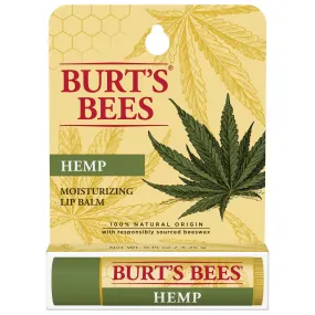 Burt's Bees Natural & Moisturizing Lip Balm, Hemp