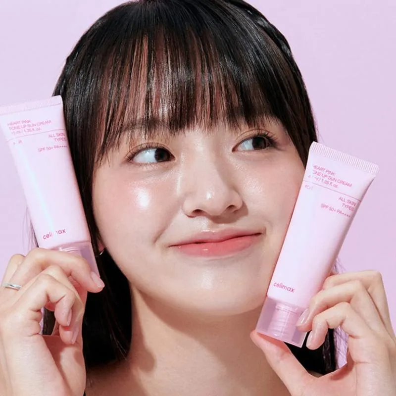 CELIMAX Heart Pink Tone Up Sun Cream SPF 50  PA     40ml