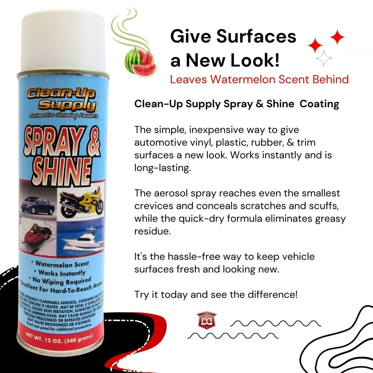 Clean-Up Supply Spray & Shine Detail Spray