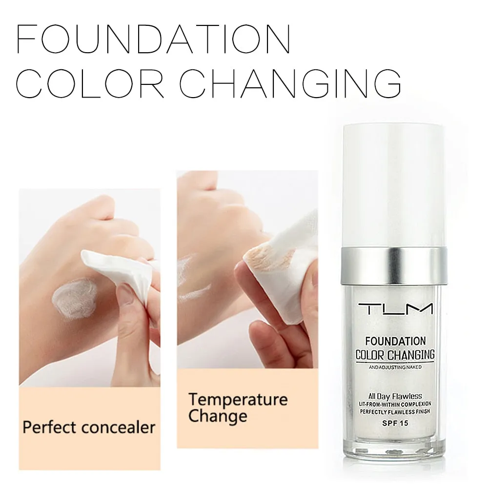 color changing foundation