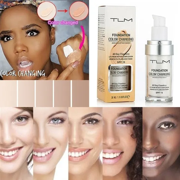 color changing foundation