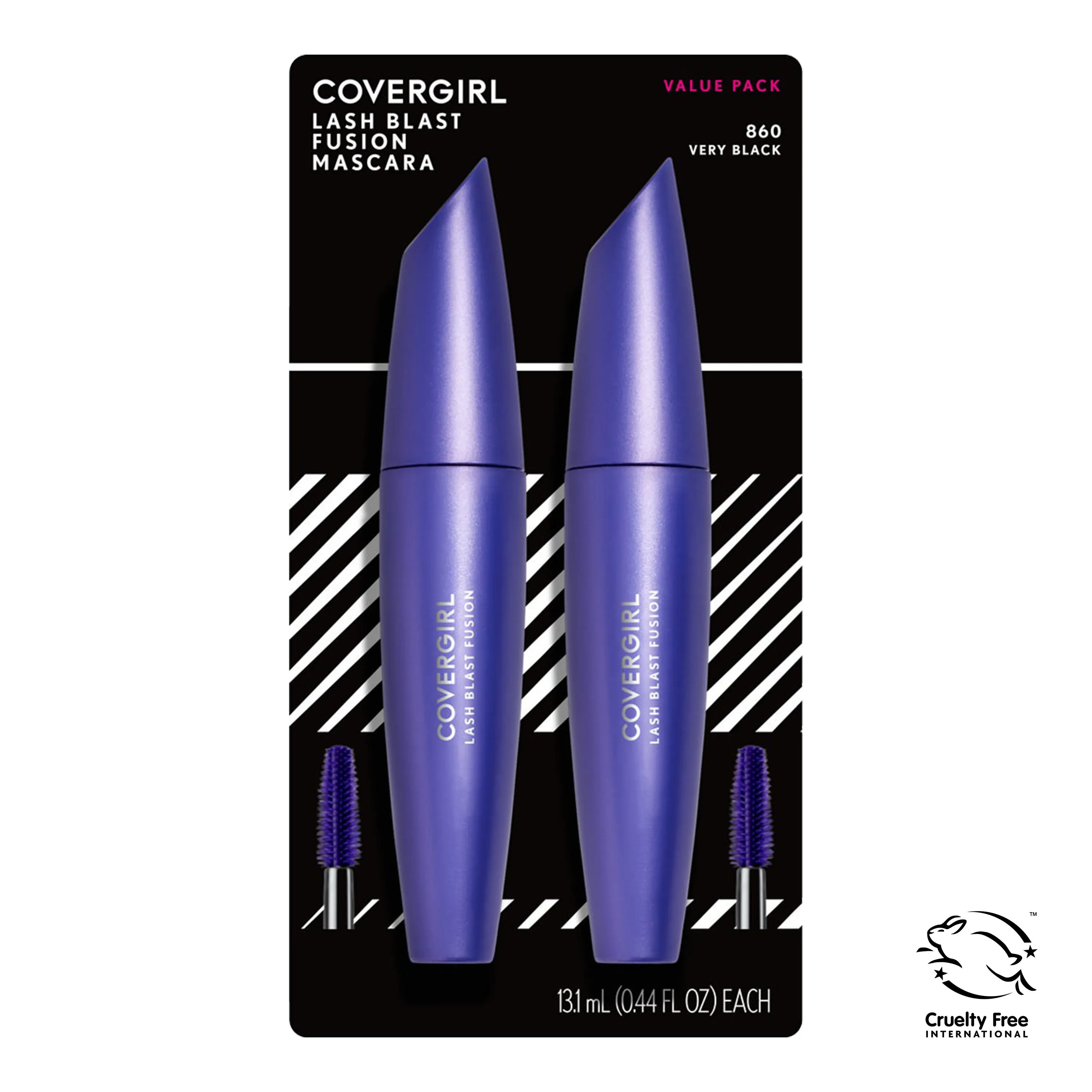 COVERGIRL - Lash Blast Fusion Mascara Value Pack Very Black 860 - 0.44 fl oz (13.1 ml)