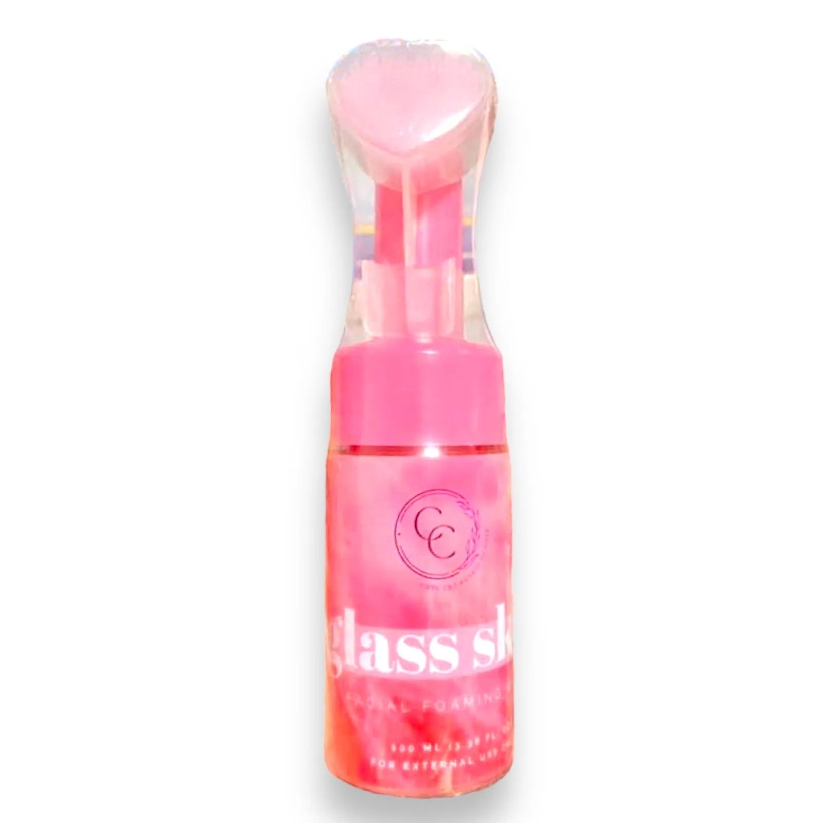 Cris Cosmetics - GLASS SKIN Facial Foaming Wash 100 ml - ( pink bottle )