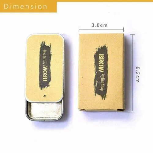 Eyebrow Shaping Soap Long Lasting Eye Brow Makeup Styling Gel Wax with Brush