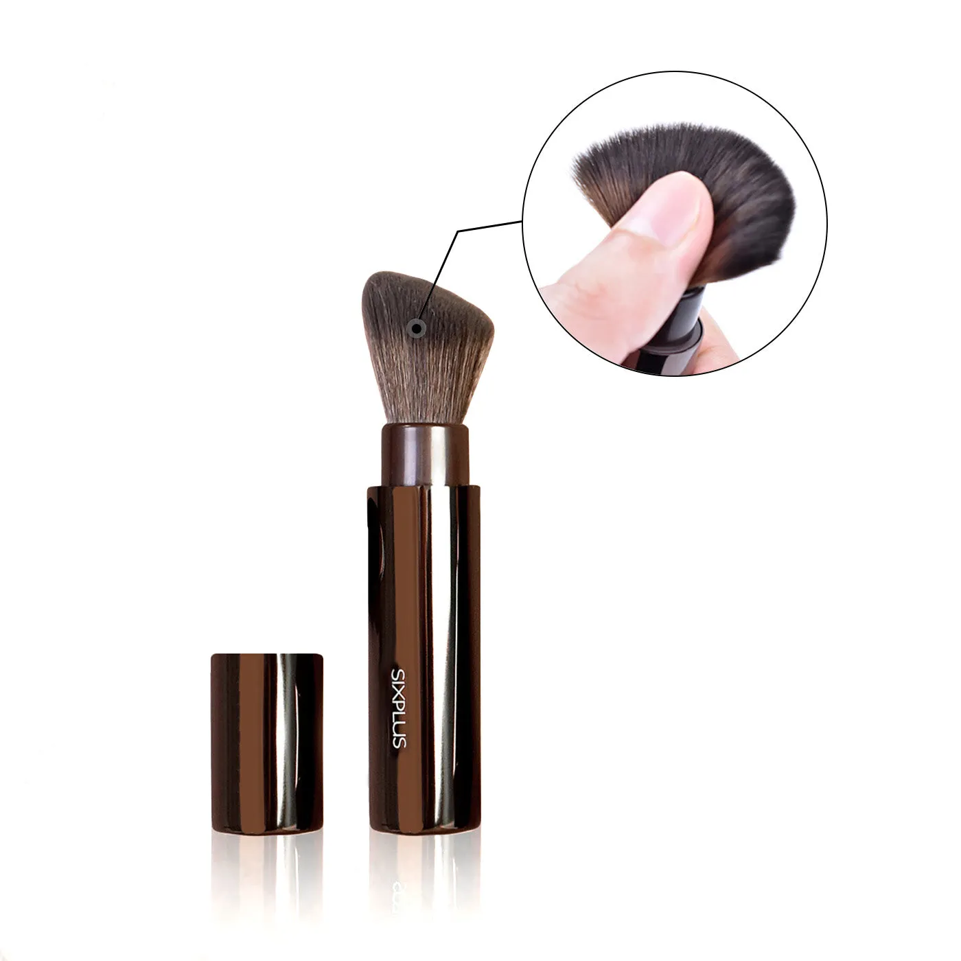 F46 Portable Rotating Blush Brush