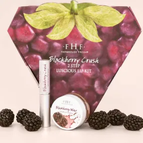 Farmhouse Fresh Blackberry Crush 2-Step Luscious Lip Kit