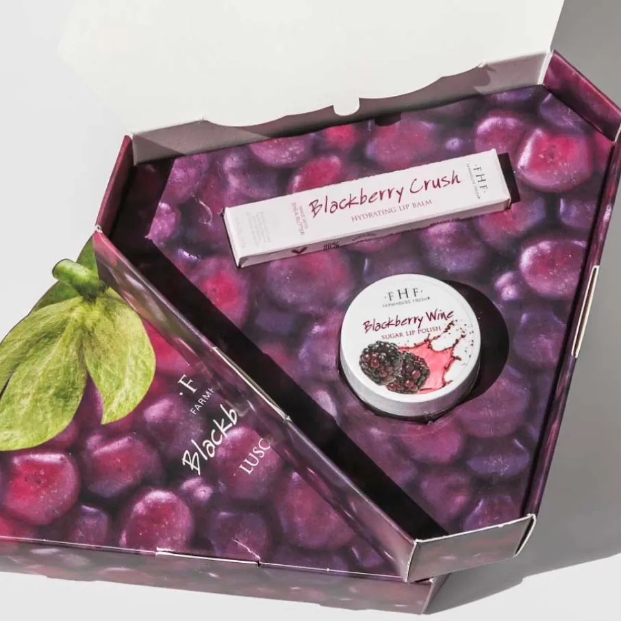 Farmhouse Fresh Blackberry Crush 2-Step Luscious Lip Kit