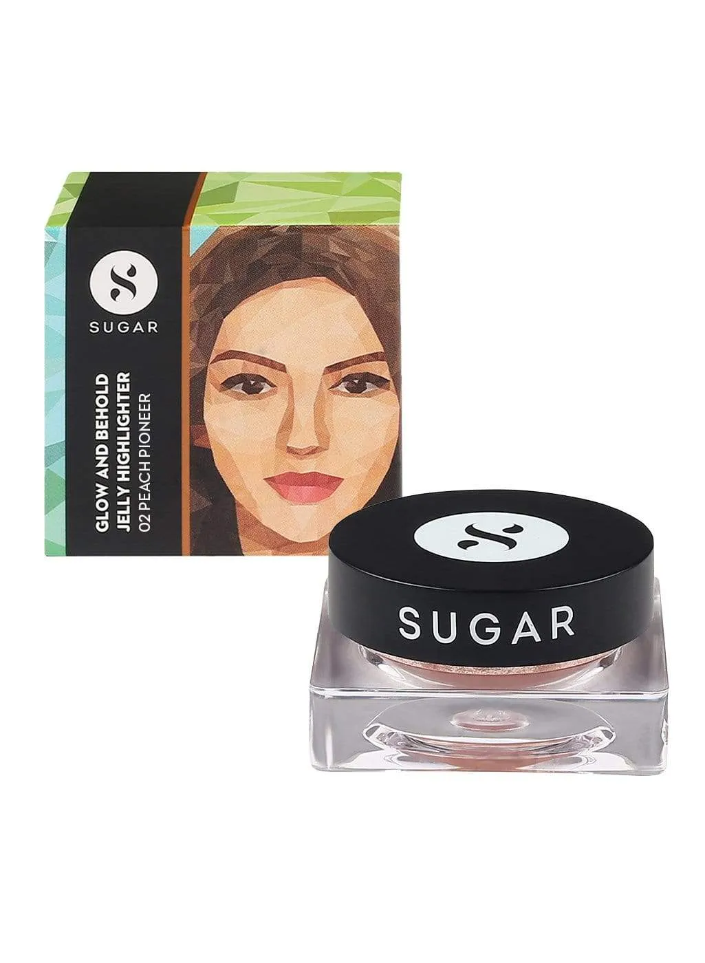Glow And Behold Jelly Highlighter - 02 Peach Pioneer