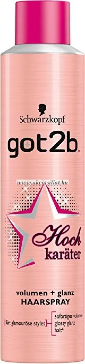 Hair Spray Hoch Karater