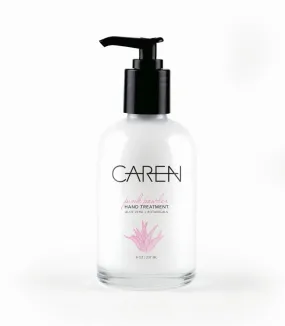 Hand Treatment Pink Powder Glass Pump Bottle 8oz