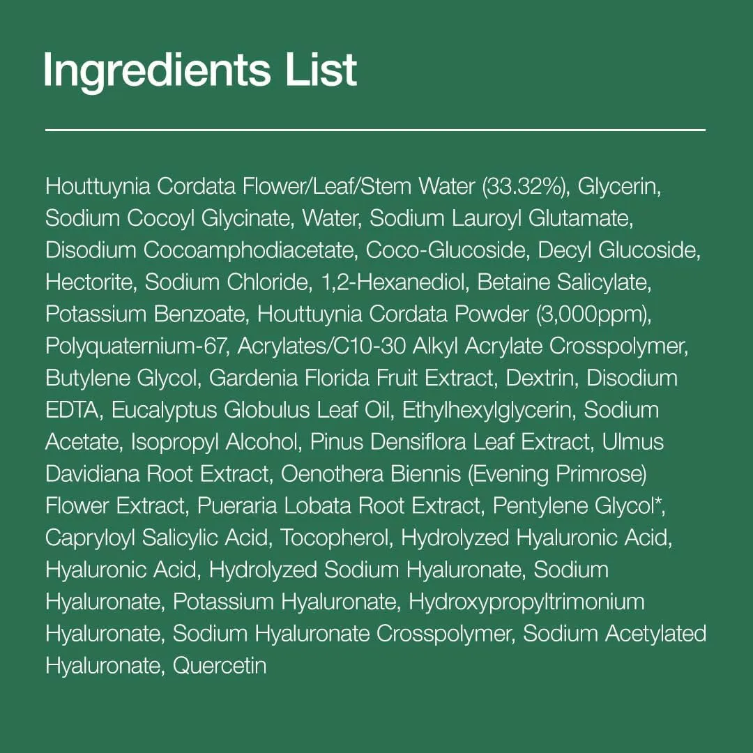 Heartleaf Quercetinol Pore Deep Cleansing Foam Facial Cleanser (150Ml/5.07 Fl.Oz.)