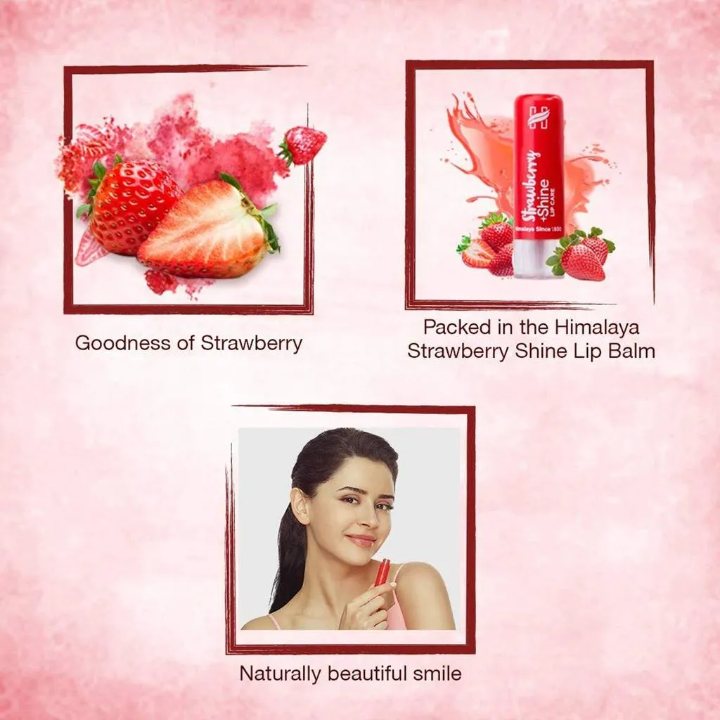Himalaya Strawberry Shine Lip Care (4.5g)