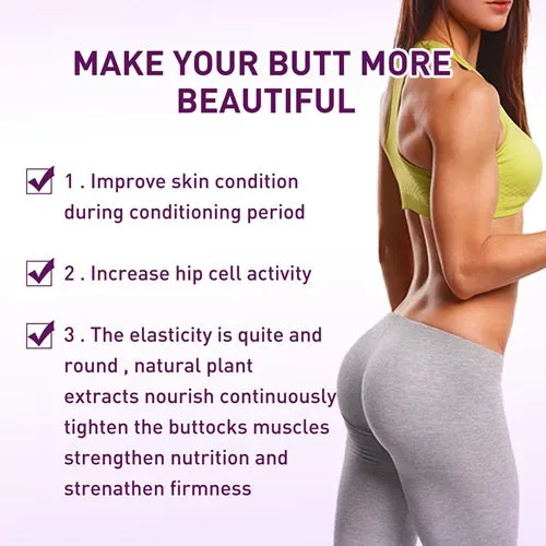 Hip Lifting and Firming Cream – Effective Butt Enhancement Oil for Natural Enlargement, Skin Tightening, and Beauty Care