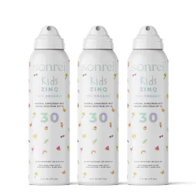 Kids Zinq™ Organic SPF 30 Mineral Mist Sunscreen 3-Pack Bundle