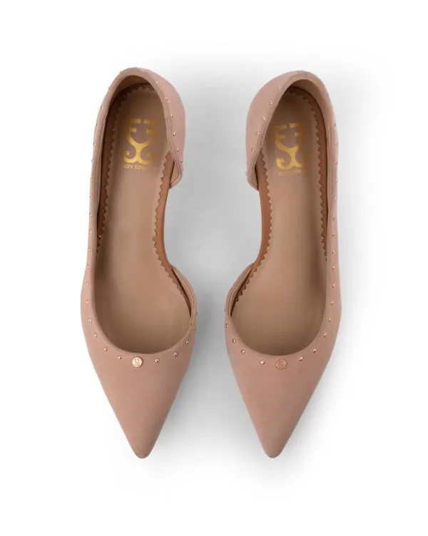 Let’s Circle Back - Nude Cream : Stiletto Heels