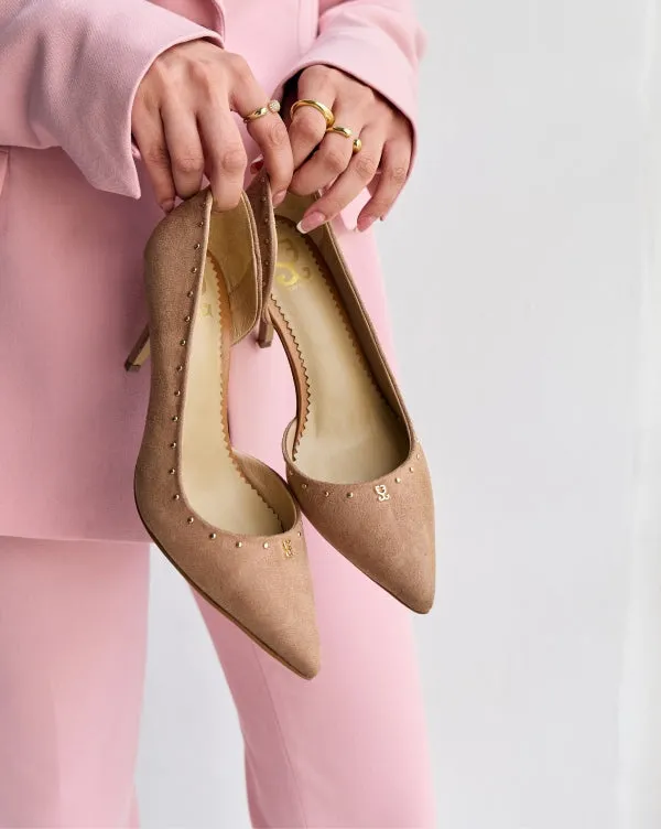 Let’s Circle Back - Nude Cream : Stiletto Heels