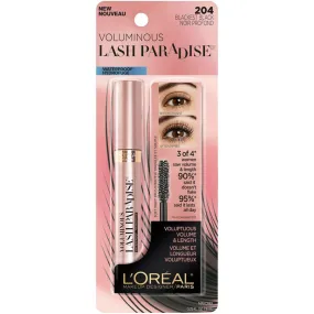 L'OREAL - Voluminous Lash Paradise Washable Mascara, Blackest Black - 0.25 fl. oz. (7.6 ml)