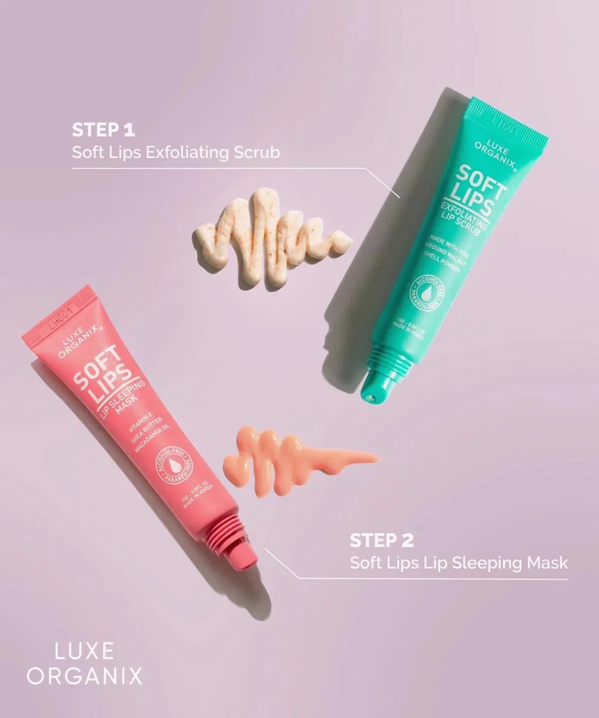 Luxe Organix - Soft Lips - Exfoliating Lip Scrub 15G