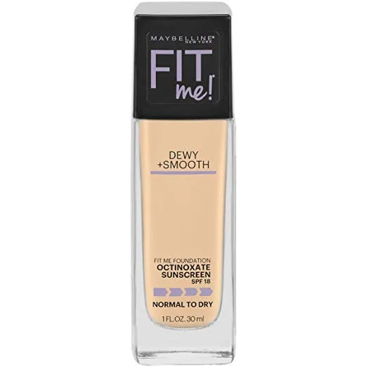 MAYBELLINE - Fit Me Dewy   Smooth Foundation Fair Porcelane - 1 fl oz (30 ml)