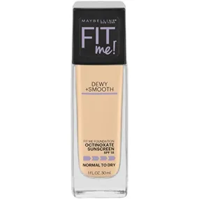 MAYBELLINE - Fit Me Dewy   Smooth Foundation Fair Porcelane - 1 fl oz (30 ml)