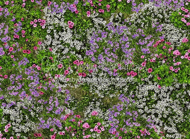 Mixed Floral Floor Fabric Drop (CC)