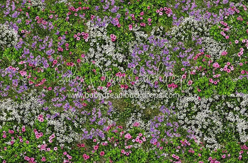 Mixed Floral Floor Fabric Drop (CC)