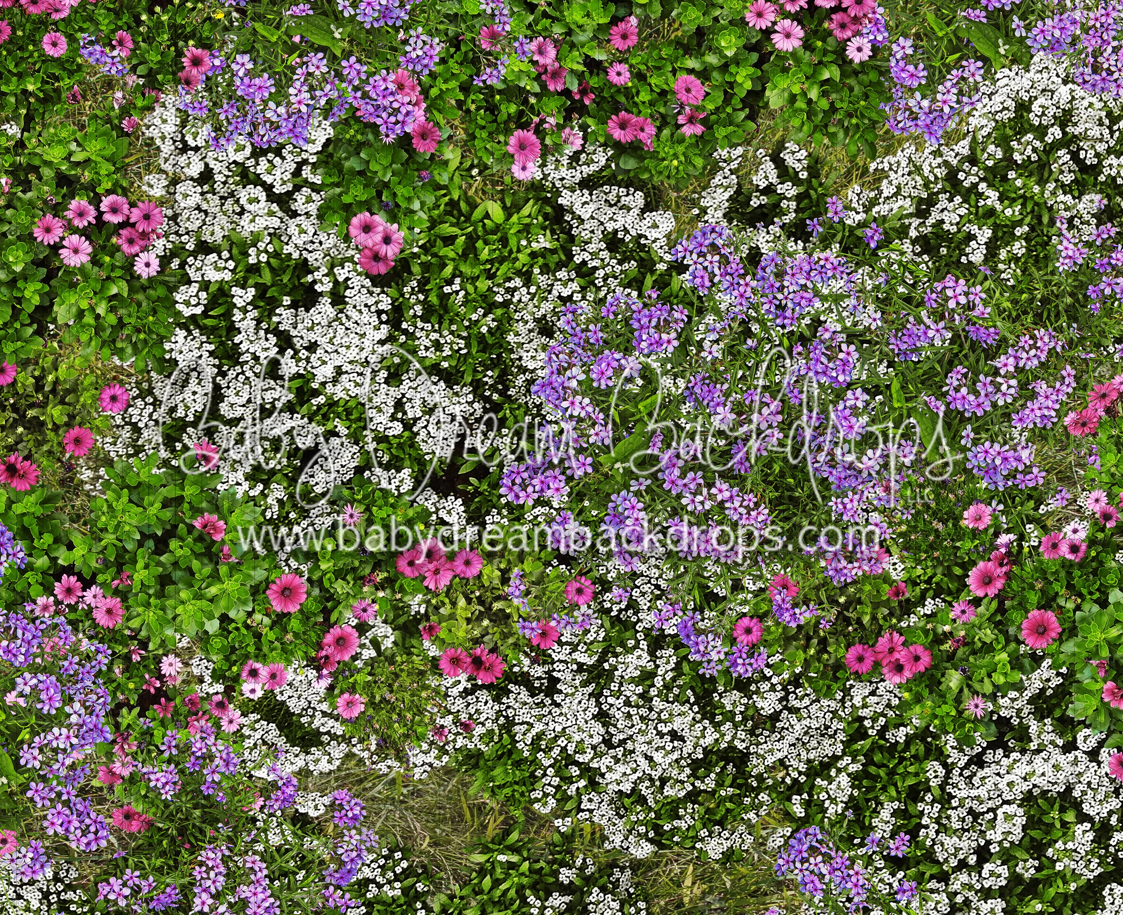 Mixed Floral Floor Fabric Drop (CC)