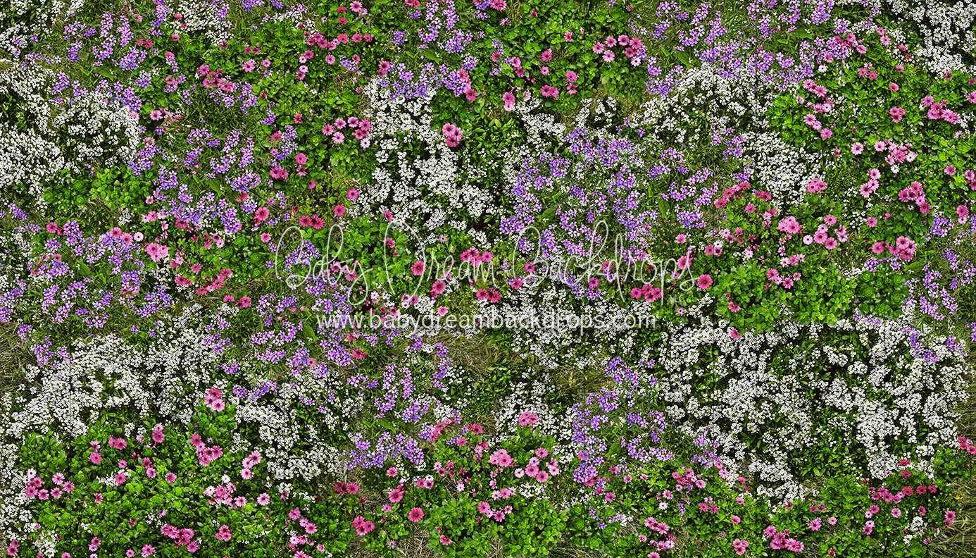 Mixed Floral Floor Fabric Drop (CC)