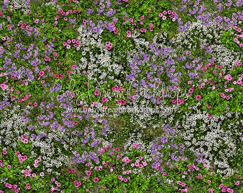 Mixed Floral Floor Fabric Drop (CC)