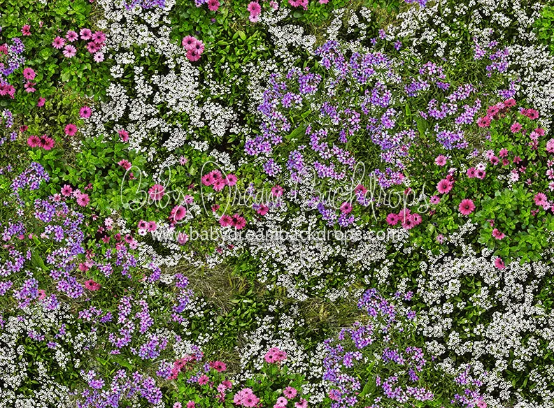 Mixed Floral Floor Fabric Drop (CC)