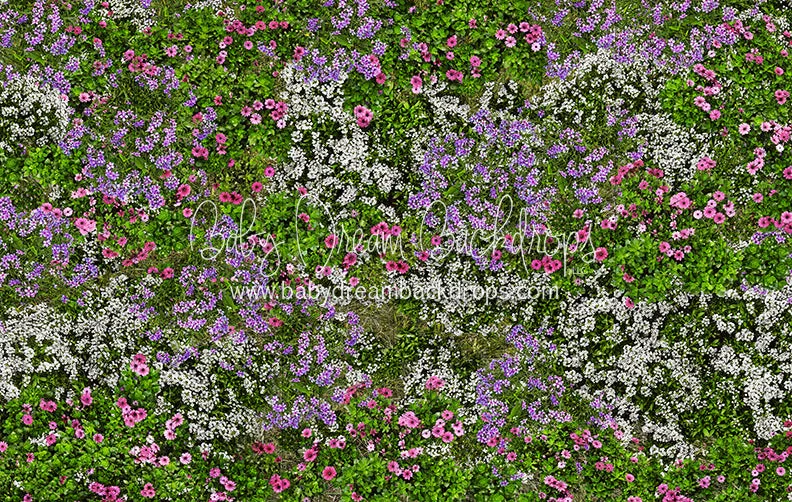 Mixed Floral Floor Fabric Drop (CC)