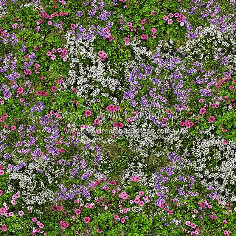 Mixed Floral Floor Fabric Drop (CC)