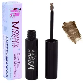Mommy Makeup Brow Tint with Microfibers. Eyebrow Makeup - Long Lasting Eyebrow Gel. Clump-Free, Paraben-free, Talc-free, Made in USA. PETA Certified No Animal Testing - Fawn
