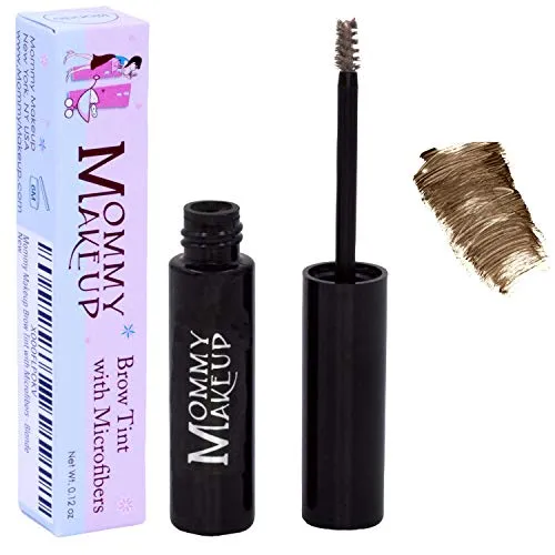 Mommy Makeup Brow Tint with Microfibers. Eyebrow Makeup - Long Lasting Eyebrow Gel. Clump-Free, Paraben-free, Talc-free, Made in USA. PETA Certified No Animal Testing - Fawn