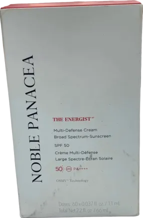 Noble Panacea Multi-Defense Cream Broad Spectrum-Sunscreen SPF 50 66 ml
