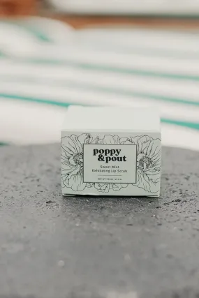 Poppy & Pout Lip Scrub - Sweet Mint