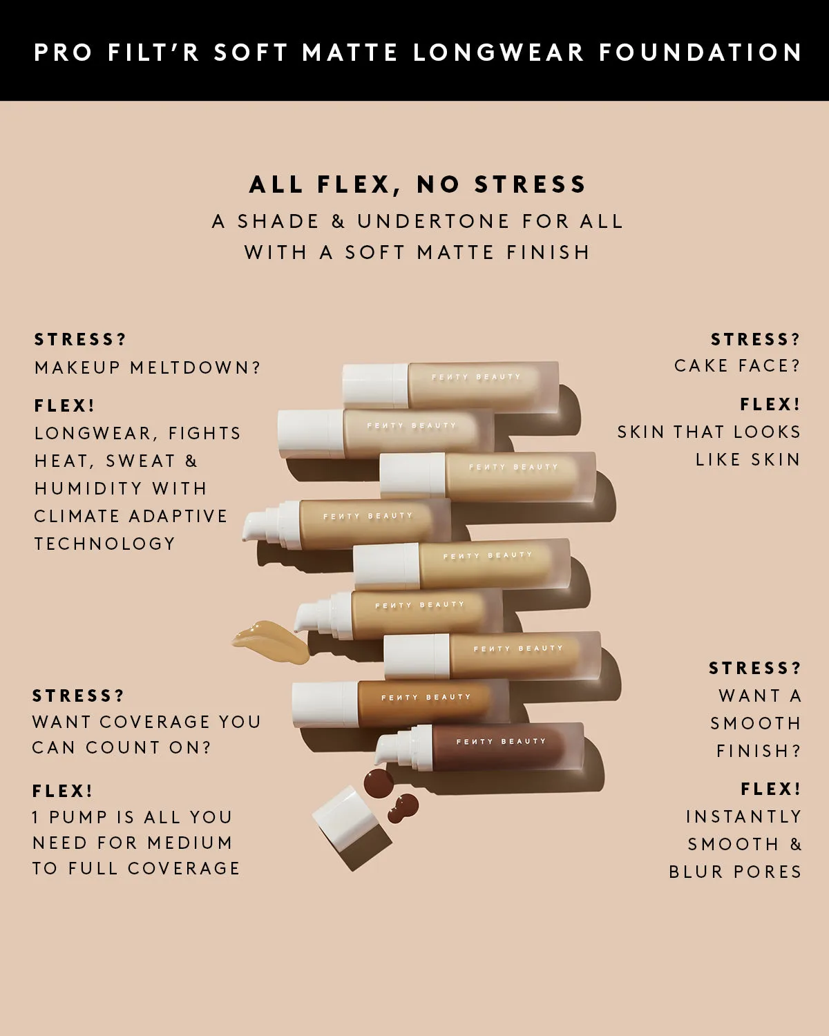Pro Filt'r Mini Soft Matte Longwear Foundation — #498