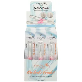 Simply Bella Eyebrow And Mascara Gel - Wholesale Display 24 Units (S095)