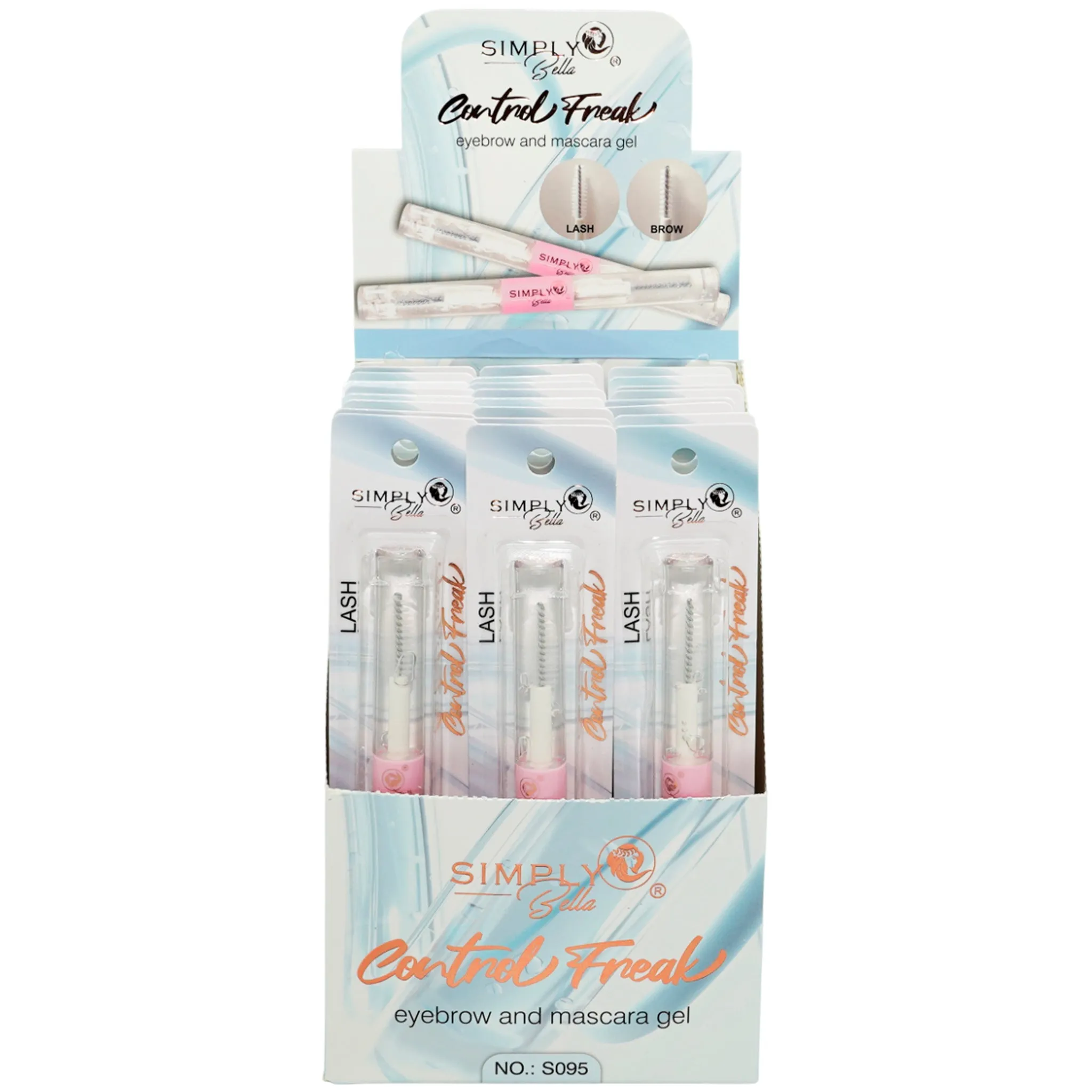 Simply Bella Eyebrow And Mascara Gel - Wholesale Display 24 Units (S095)