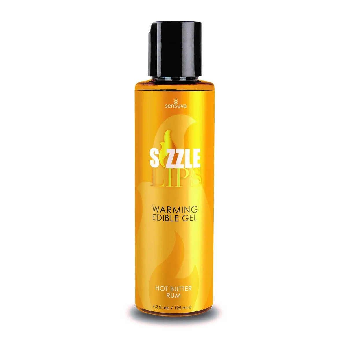Sizzle Lips Butter Rum Warming Gel 4.2 fl.oz. Bottle